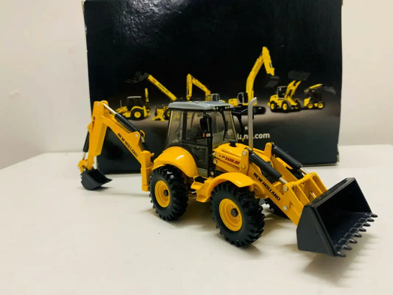 Chargez l'image dans la visionneuse de la galerie, NEW HOLLAND - 1/50 - 115B BACKHOE LOADER - DIECAST | SCALE