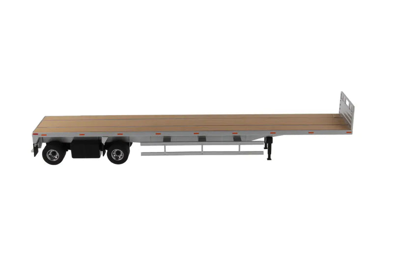 Load image into Gallery viewer, OTHER - 1/50 - 53’ FLAT BED TRAILER - SILVER - DIECAST