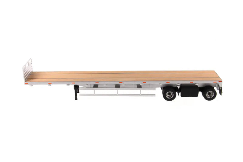 Load image into Gallery viewer, OTHER - 1/50 - 53’ FLAT BED TRAILER - SILVER - DIECAST