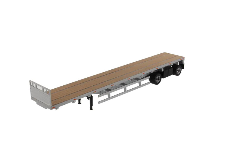 Load image into Gallery viewer, OTHER - 1/50 - 53’ FLAT BED TRAILER - SILVER - DIECAST
