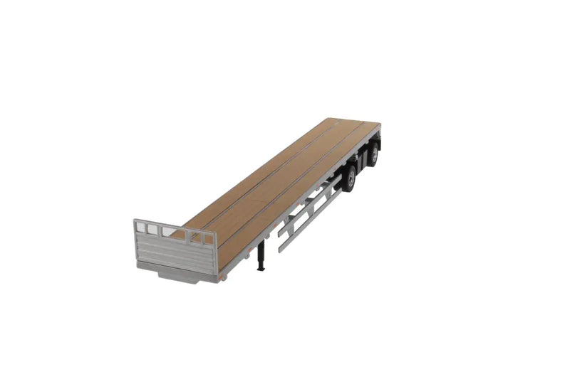Load image into Gallery viewer, OTHER - 1/50 - 53’ FLAT BED TRAILER - SILVER - DIECAST