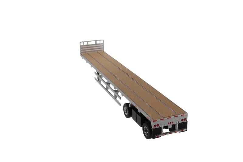 Load image into Gallery viewer, OTHER - 1/50 - 53’ FLAT BED TRAILER - SILVER - DIECAST