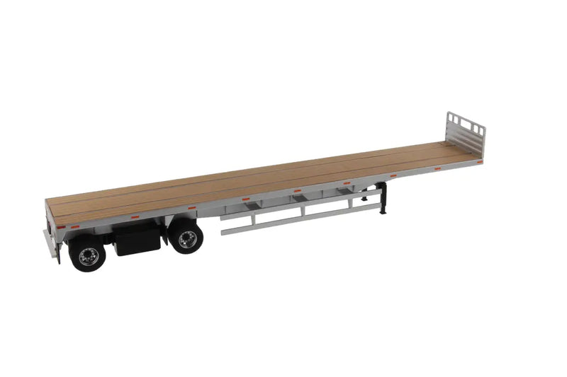 Load image into Gallery viewer, OTHER - 1/50 - 53’ FLAT BED TRAILER - SILVER - DIECAST
