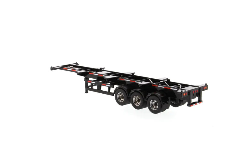 Load image into Gallery viewer, OTHER - 1/50 - 91024 40’ SKELETON TRAILER - BLACK - DIECAST