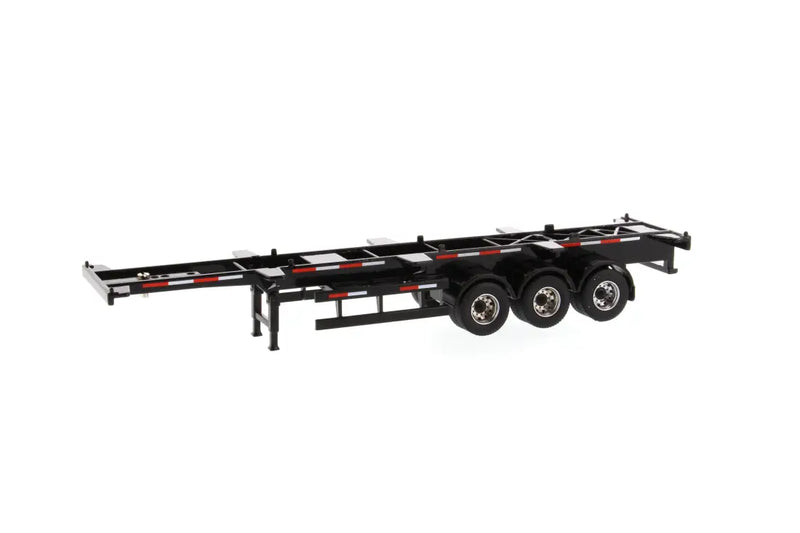 Load image into Gallery viewer, OTHER - 1/50 - 91024 40’ SKELETON TRAILER - BLACK - DIECAST