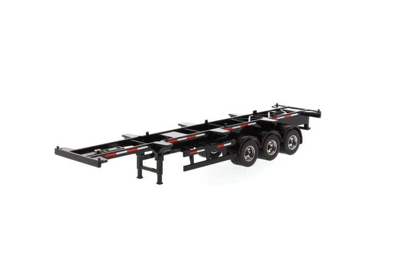 Load image into Gallery viewer, OTHER - 1/50 - 91024 40’ SKELETON TRAILER - BLACK - DIECAST