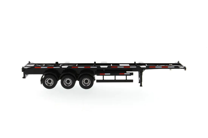 Load image into Gallery viewer, OTHER - 1/50 - 91024 40’ SKELETON TRAILER - BLACK - DIECAST