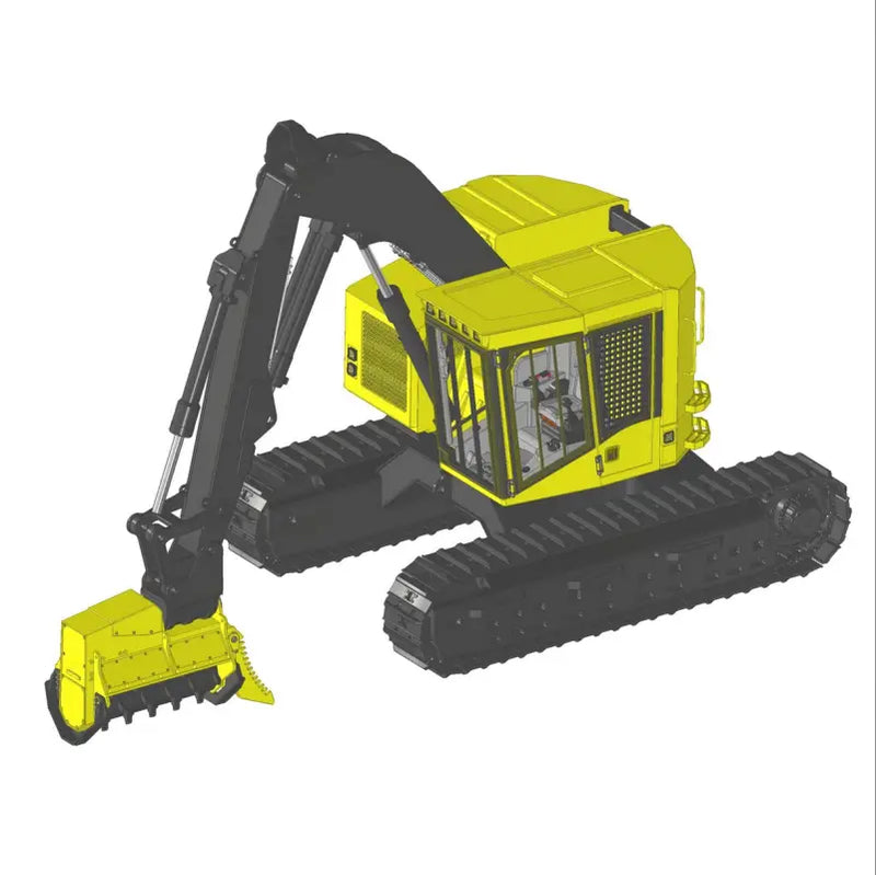 Load image into Gallery viewer, PAPYHOBBY - 1/24 - H822C HARVESTER WITH MULCHER HEAD