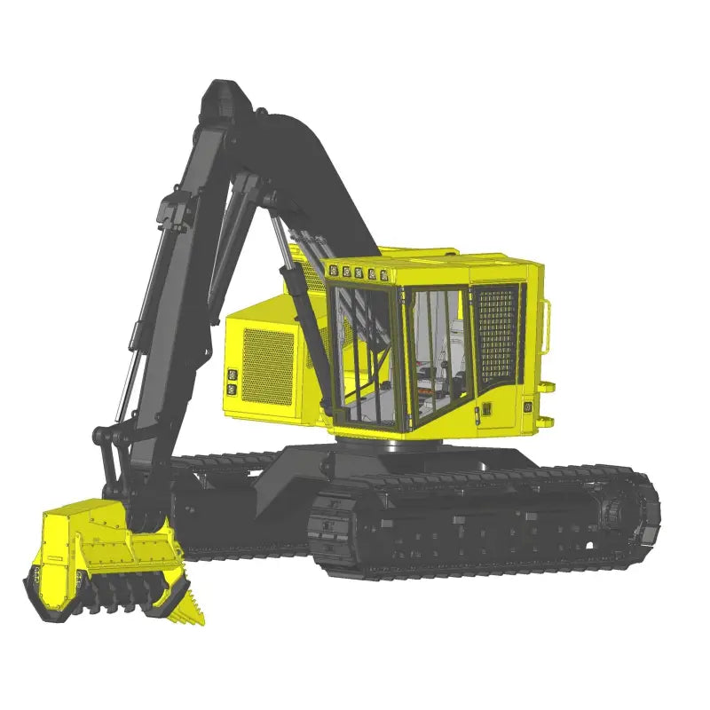 Load image into Gallery viewer, PAPYHOBBY - 1/24 - H822C HARVESTER WITH MULCHER HEAD