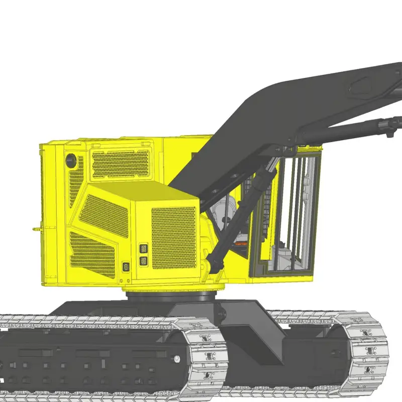 Load image into Gallery viewer, PAPYHOBBY - 1/24 - H822C HARVESTER WITH MULCHER HEAD