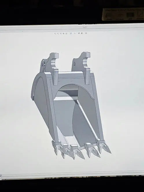 Load image into Gallery viewer, PAPYHOBBY - 1/50 - 30 TON EXCAVATOR FROST BUCKET - DIECAST