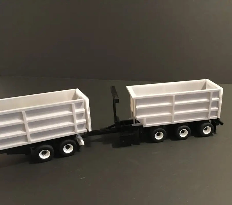 Chargez l'image dans la visionneuse de la galerie, PAPYHOBBY - 1/50 - 33 FEET ROLL-OFF TRAILER W/ CONTAINER