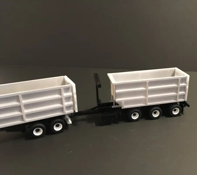 Chargez l'image dans la visionneuse de la galerie, PAPYHOBBY - 1/50 - 33 FEET ROLL-OFF TRAILER W/ CONTAINER