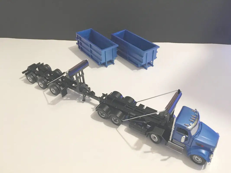 Chargez l'image dans la visionneuse de la galerie, PAPYHOBBY - 1/50 - 33 FEET ROLL-OFF TRAILER W/ CONTAINER