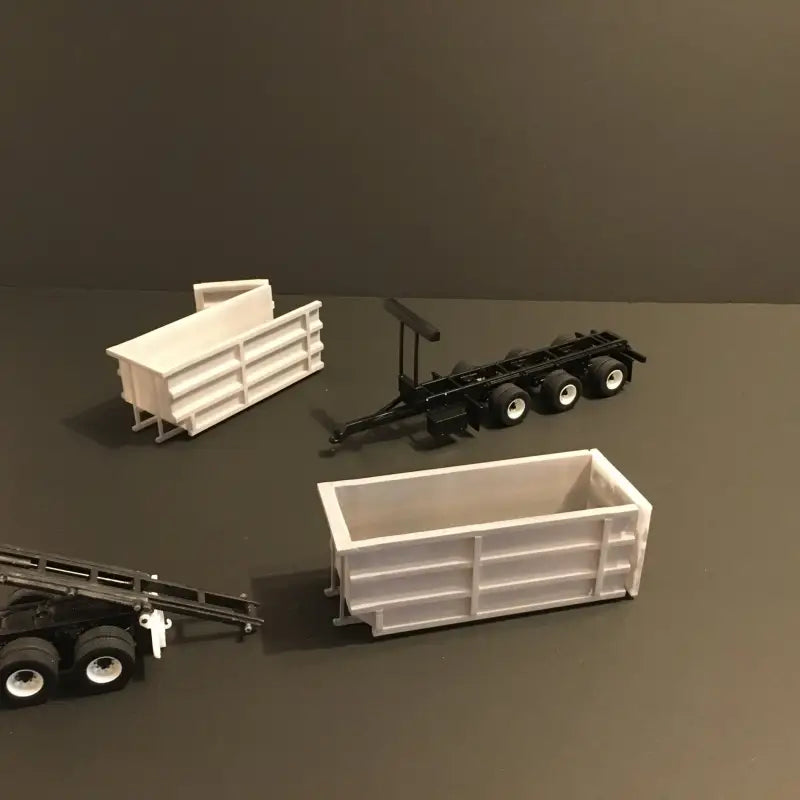 Chargez l'image dans la visionneuse de la galerie, PAPYHOBBY - 1/50 - 33 FEET ROLL-OFF TRAILER W/ CONTAINER