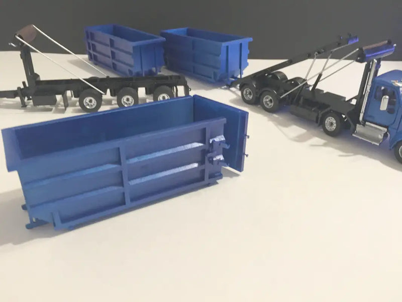 Chargez l'image dans la visionneuse de la galerie, PAPYHOBBY - 1/50 - 33 FEET ROLL-OFF TRAILER W/ CONTAINER