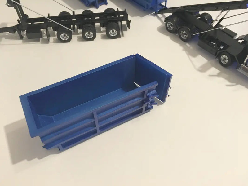Chargez l'image dans la visionneuse de la galerie, PAPYHOBBY - 1/50 - 33 FEET ROLL-OFF TRAILER W/ CONTAINER