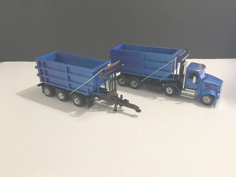 Chargez l'image dans la visionneuse de la galerie, PAPYHOBBY - 1/50 - 33 FEET ROLL-OFF TRAILER W/ CONTAINER