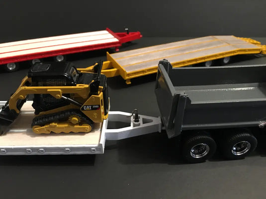 PAPYHOBBY - 1/50 - BEAVER TAIL TRAILER - 3 AXLES - DIECAST