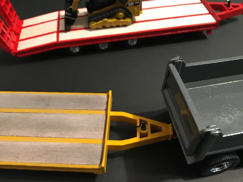 Load image into Gallery viewer, PAPYHOBBY - 1/50 - BEAVER TAIL TRAILER - 3 AXLES - DIECAST