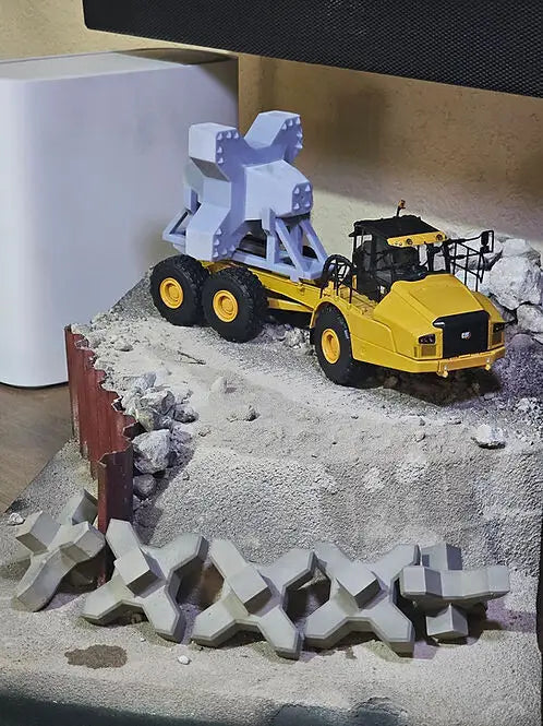 Chargez l'image dans la visionneuse de la galerie, PAPYHOBBY - 1/50 - CAT 745 BLOCK HAULER KIT - DIECAST