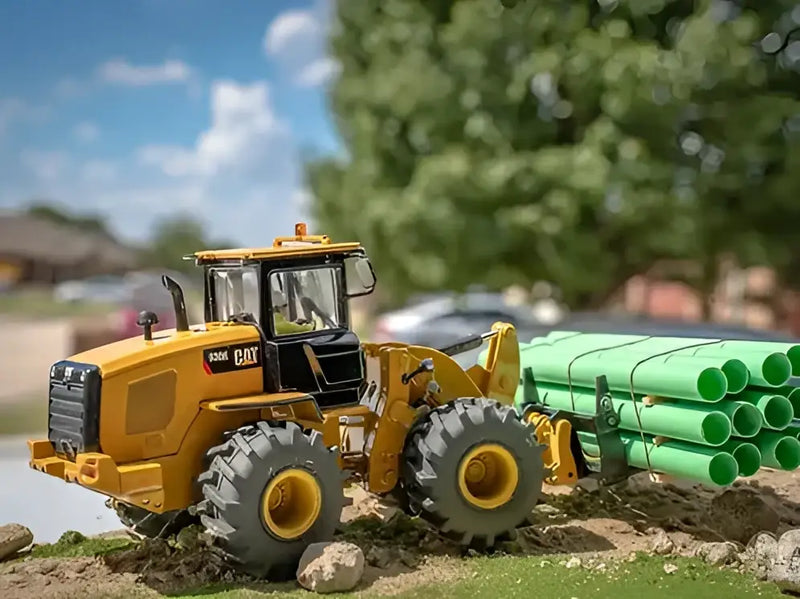 Load image into Gallery viewer, PAPYHOBBY - 1/50 - CAT 930/938 OVERSIZED FLOATERS - DIECAST
