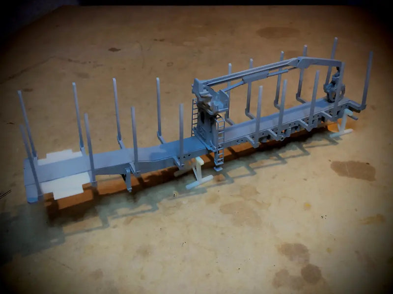 Load image into Gallery viewer, PAPYHOBBY - 1/50 - DELOUPE LOG TRAILER W/ ROTOBEC LOADER