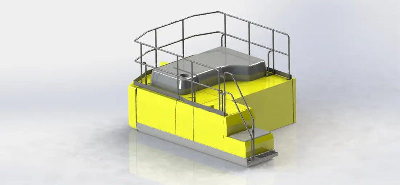 Chargez l'image dans la visionneuse de la galerie, PAPYHOBBY - 1/50 - HAND RAILS FOR EXCAVATOR - DIECAST