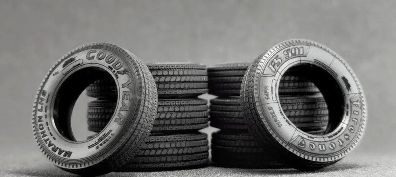 Chargez l'image dans la visionneuse de la galerie, PAPYHOBBY - 1/50 - TIRE - GOODYEAR - TRAILER - DIECAST