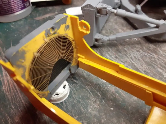 PAPYHOBBY D8 RADIATOR GRILL (PHOTO ETCH) 1/25 SCALE MODEL