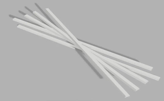 PAPYHOBBY - HALF HEXAGON ROD 01 - TOOLS | BUILDING | STYRENE