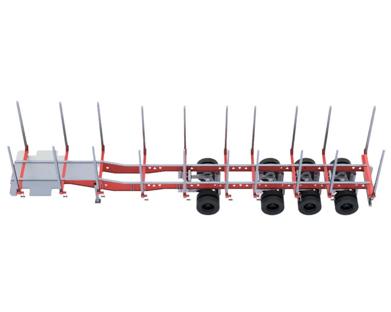 Load image into Gallery viewer, PAPYHOBBY - LOG TRAILER KIT - 01 - SCALE MODEL