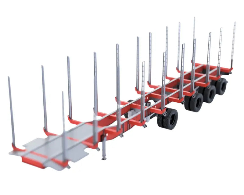 Load image into Gallery viewer, PAPYHOBBY - LOG TRAILER KIT - 01 - SCALE MODEL