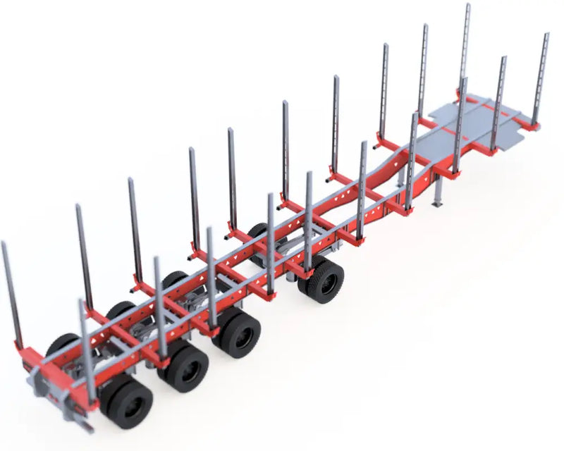 Chargez l'image dans la visionneuse de la galerie, PAPYHOBBY - LOG TRAILER KIT - 01 - SCALE MODEL | TRAILER