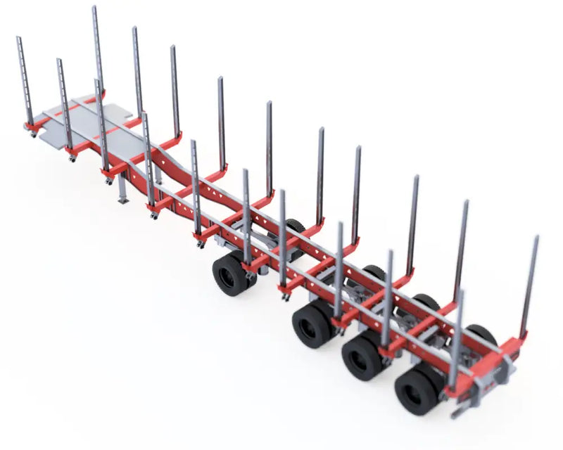 Chargez l'image dans la visionneuse de la galerie, PAPYHOBBY - LOG TRAILER KIT - 01 - SCALE MODEL | TRAILER