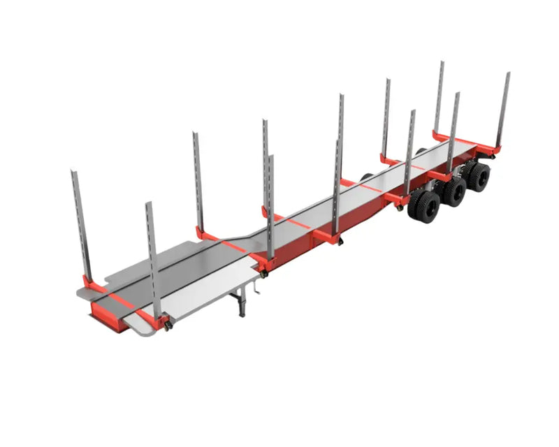 Load image into Gallery viewer, PAPYHOBBY - LOG TRAILER KIT - 02 - US/MAIN VERSION - SCALE