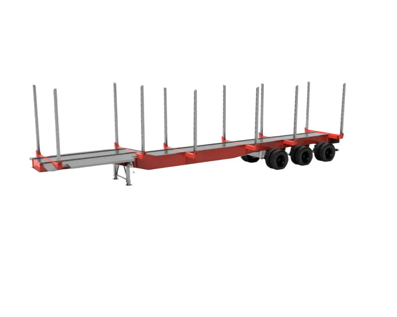 Load image into Gallery viewer, PAPYHOBBY - LOG TRAILER KIT - 02 - US/MAIN VERSION - SCALE