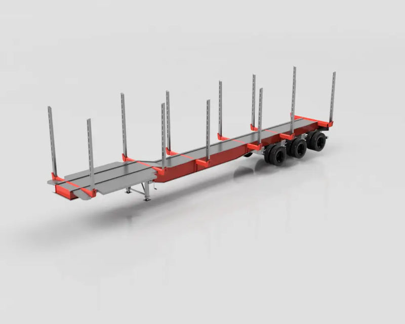 Load image into Gallery viewer, PAPYHOBBY - LOG TRAILER KIT - 02 - US/MAIN VERSION - SCALE