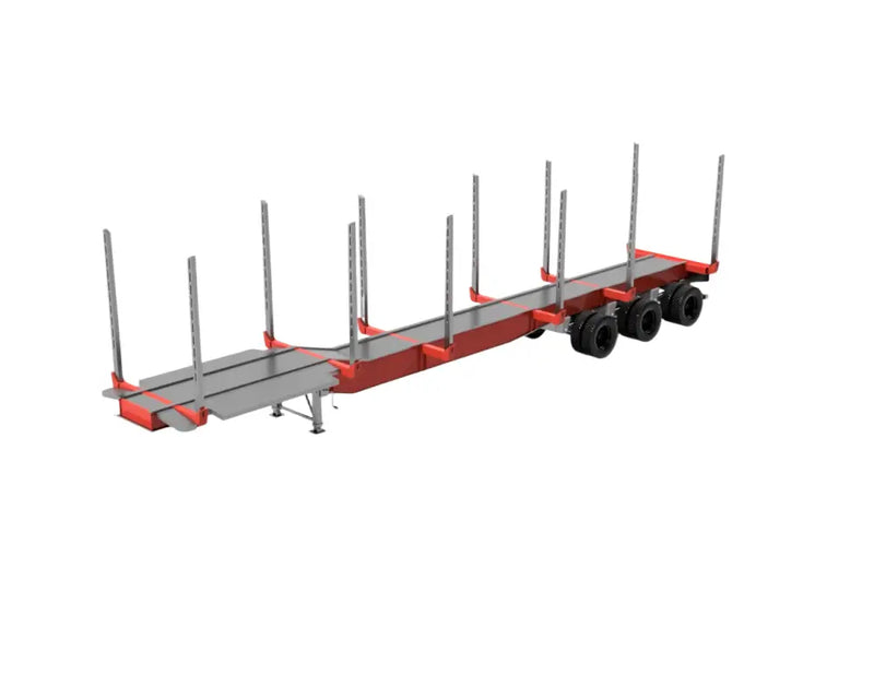 Load image into Gallery viewer, PAPYHOBBY - LOG TRAILER KIT - 02 - US/MAIN VERSION - SCALE