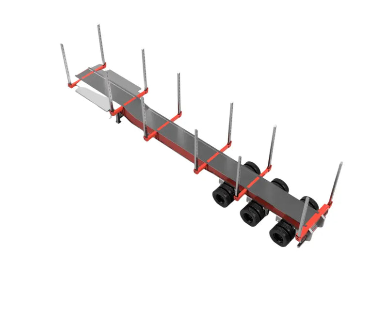 Load image into Gallery viewer, PAPYHOBBY - LOG TRAILER KIT - 02 - US/MAIN VERSION - SCALE