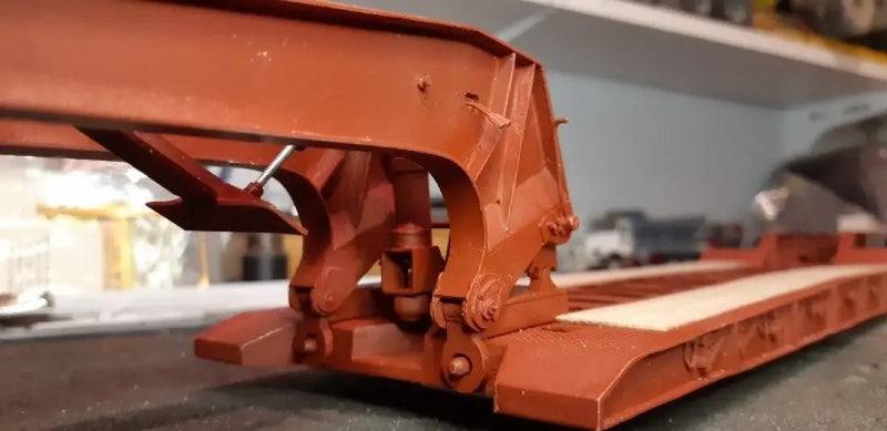 Load image into Gallery viewer, PAPYHOBBY - LOWBOY TRAILER KIT - 01 - SCALE 1/25 / BUILD