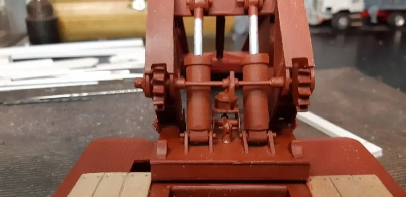 Load image into Gallery viewer, PAPYHOBBY - LOWBOY TRAILER KIT - 01 - SCALE 1/25 / BUILD