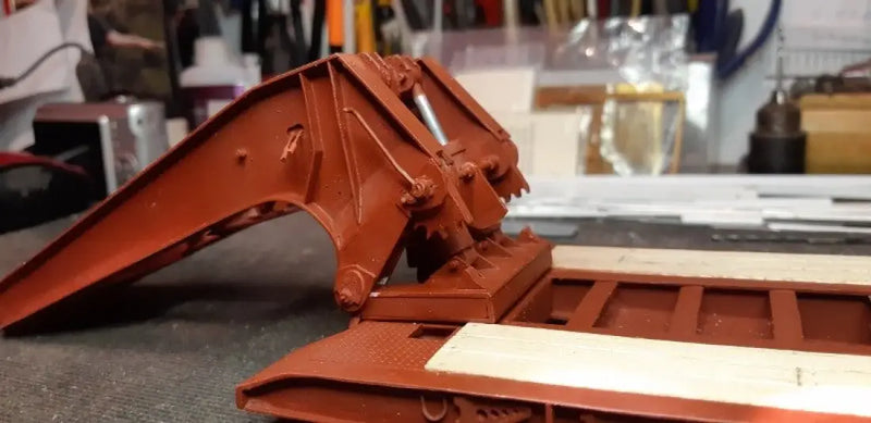 Load image into Gallery viewer, PAPYHOBBY - LOWBOY TRAILER KIT - 01 - SCALE 1/25 / BUILD