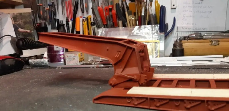 Load image into Gallery viewer, PAPYHOBBY - LOWBOY TRAILER KIT - 01 - SCALE 1/25 / BUILD