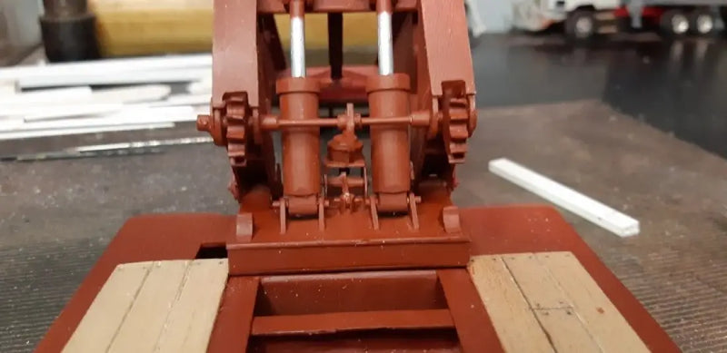 Load image into Gallery viewer, PAPYHOBBY - LOWBOY TRAILER KIT - 01 - SCALE 1/25 / BUILD