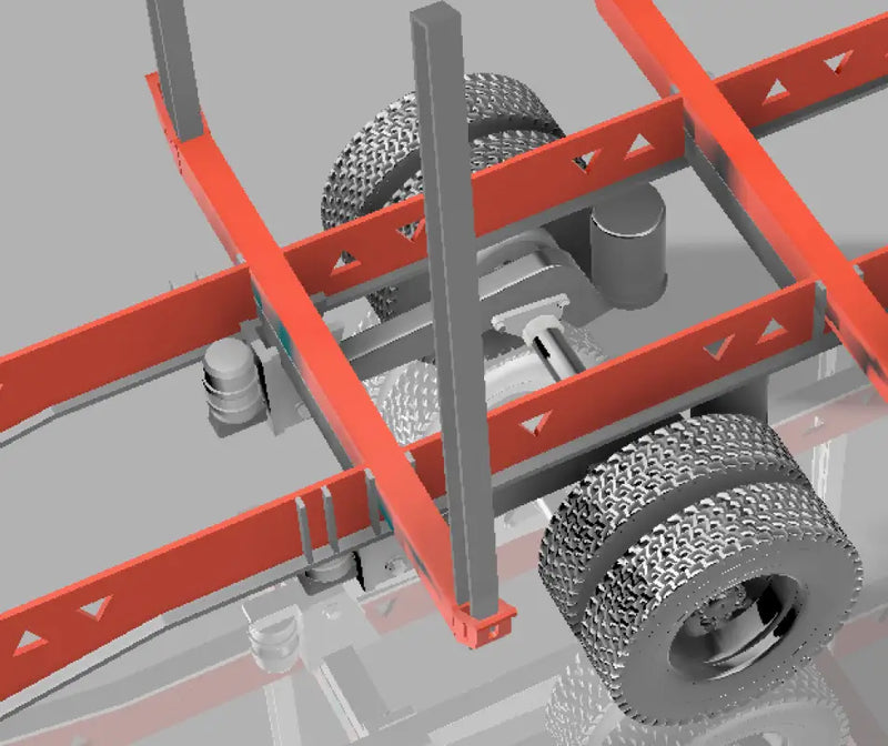 Load image into Gallery viewer, PAPYHOBBY - NEWAY TRAILER MOBILE SUSPENSION 02 - SCALE 1/25