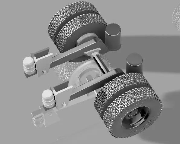 Chargez l'image dans la visionneuse de la galerie, PAPYHOBBY - NEWAY TRAILER MOBILE SUSPENSION 02 - SCALE 1/25