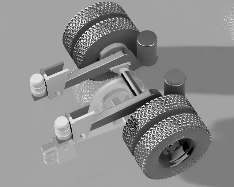 Load image into Gallery viewer, PAPYHOBBY - NEWAY TRAILER MOBILE SUSPENSION 02 - SCALE 1/25