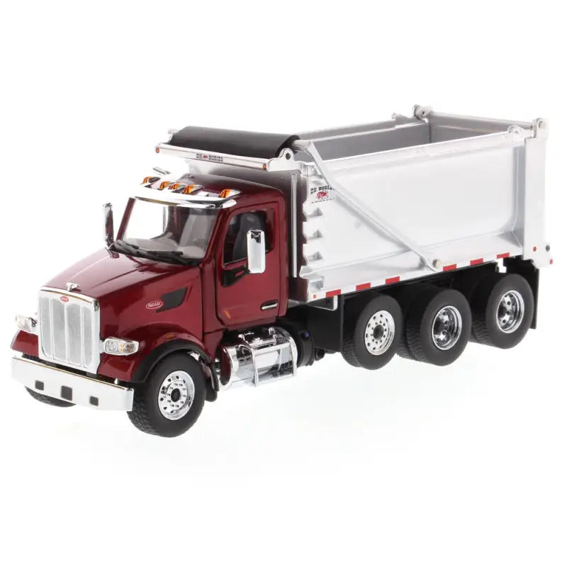 Load image into Gallery viewer, PETERBILT - 1/50 - 567 SF METALLIC RED CAB/ DUMP TRUCK