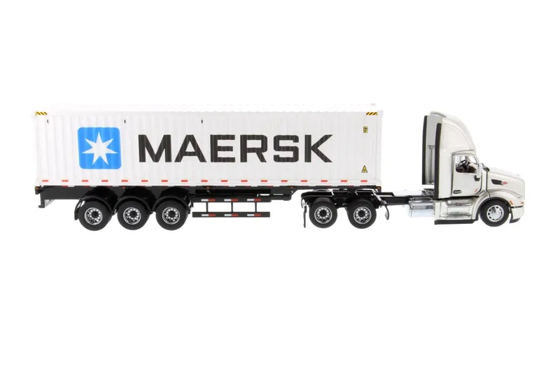 Load image into Gallery viewer, PETERBILT - 1/50 - 579 DAY CAB TRACTOR/40’ REFRIGERATED SEA